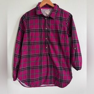 Hatley Fuchsia Plaid Shirt